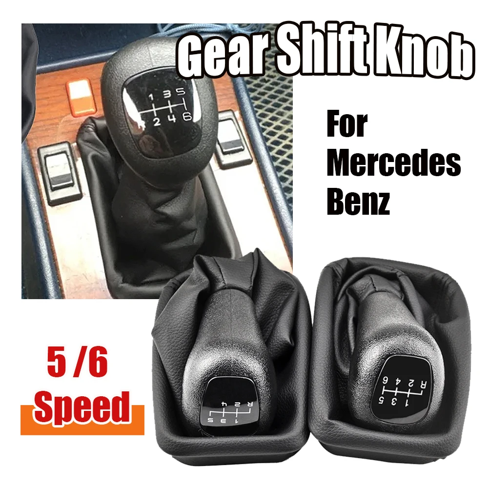 For Mercedes C-Klasse Limousine W202 1993-2000 Manual Gear Shift Knob Lever Handle High Quality 5 6 Speed