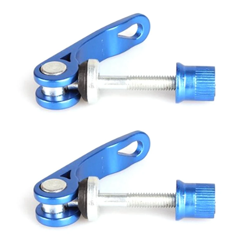 2X Lever Fast Clamp Tool Alloy Bolt Saddle Road Mountain Bike Blue