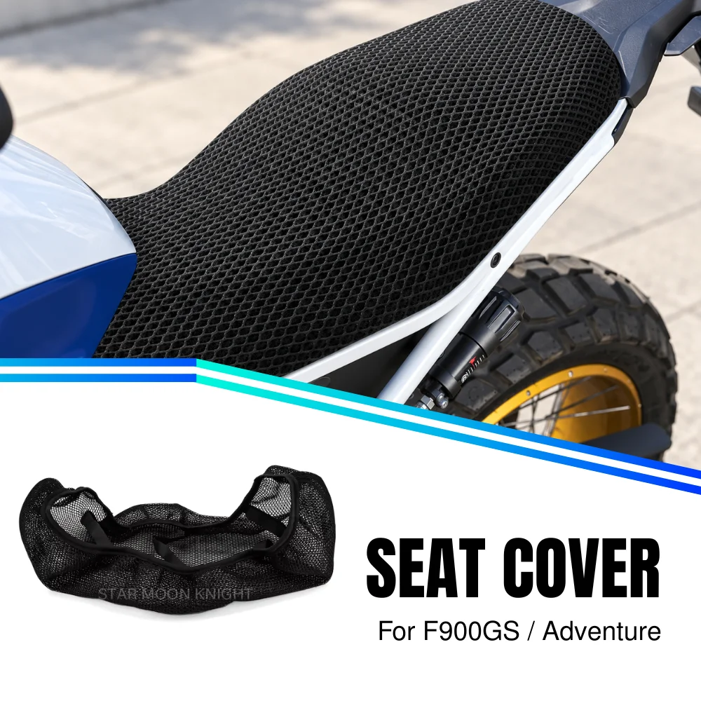 Motorcycle Anti-Slip 3D Mesh Fabric Seat Cover Waterproof Cushion For BMW F900GS F 900 GS Adventure F900 GS ADV F 900GS