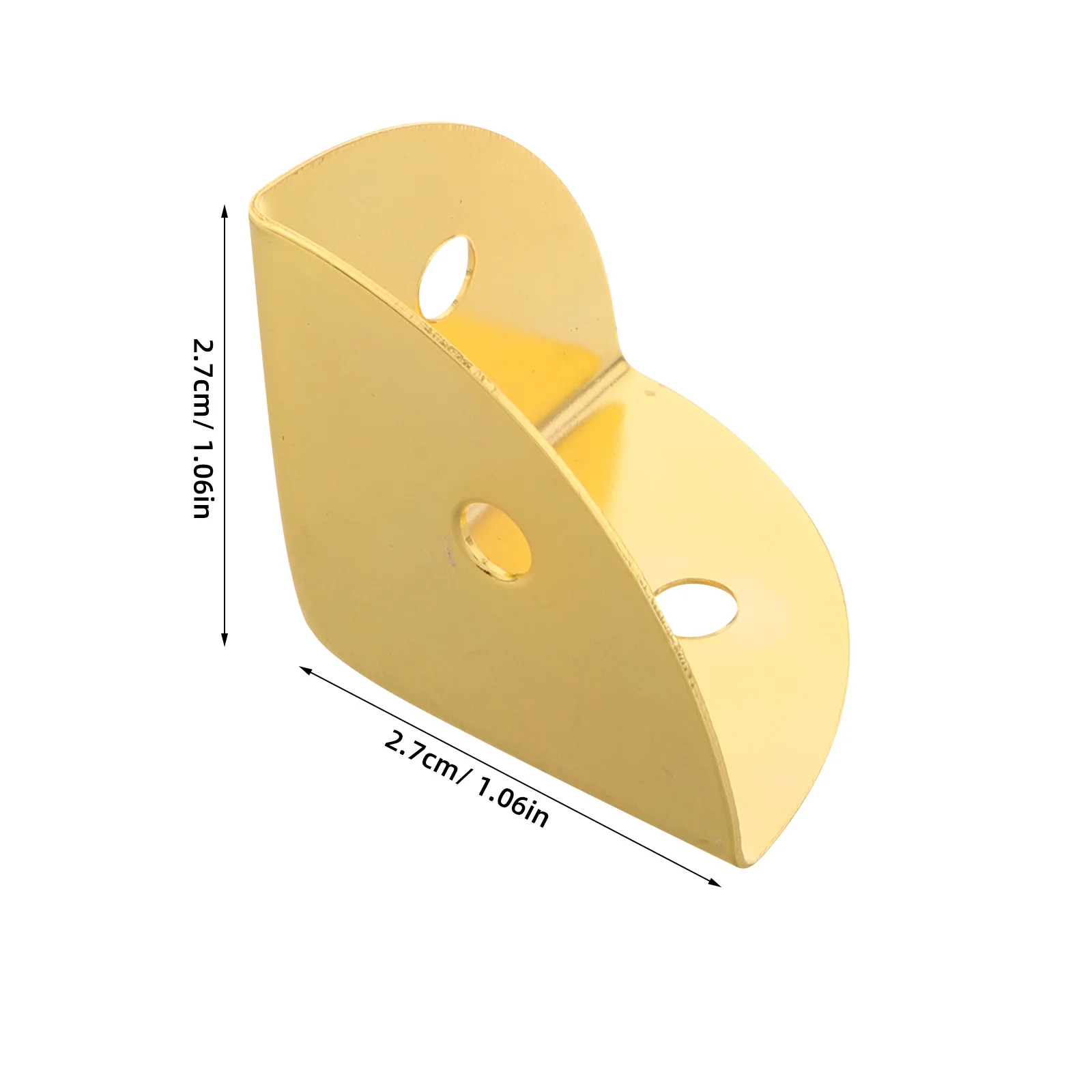 Protecteurs d'angle en métal, 8 pièces, pare-chocs en fer à 90 degrés pour boîtes à bijoux, meubles en bois, supports de protection de sécurité pour armoires