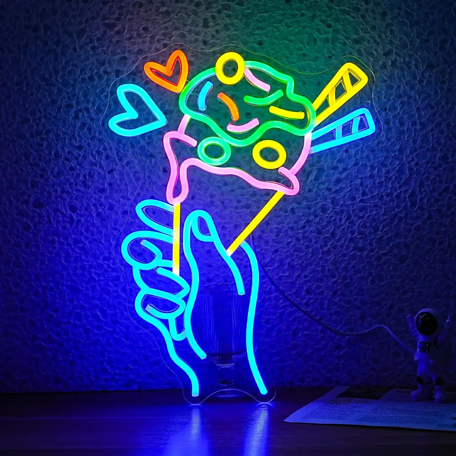 

Ice Cream Neon Sign Business USB LED Neon Light for Snake Shop Restaurant Dessert Shop Bakery Party Bedroom Decoration Gift
