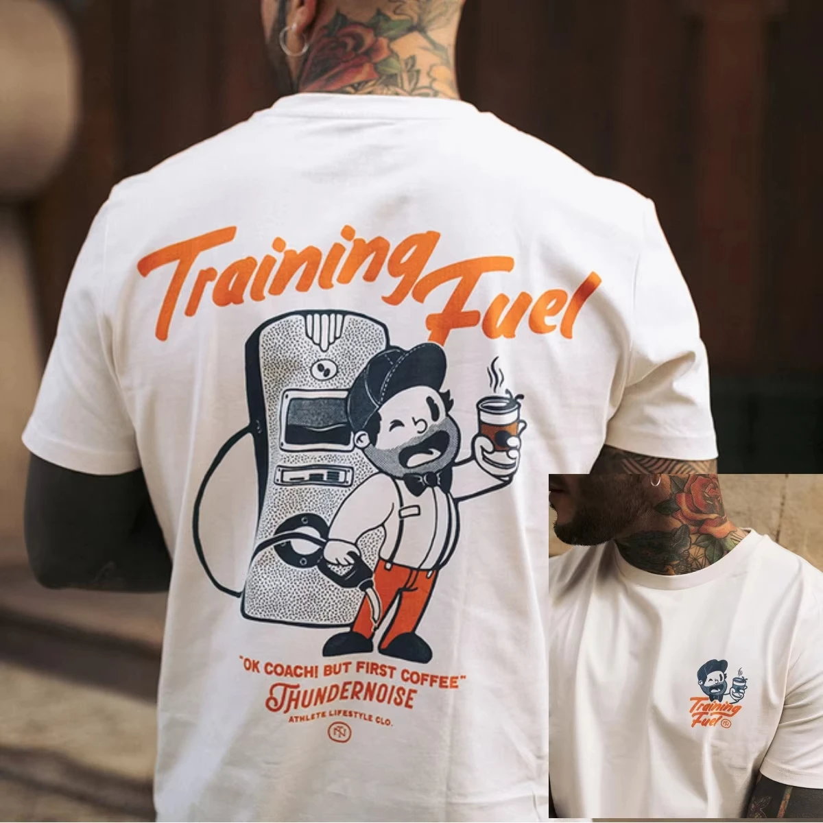 Thundernoise Breaking The Parallel Fitness-Training Gym Freizeit-T-Shirt Luxus für Männer und Frauen 2026 Neu – Detail 6