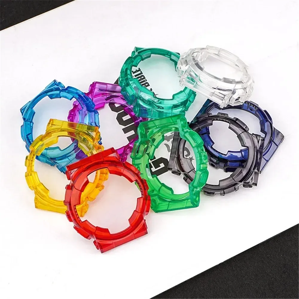 Transparent Sport Strap for Casio G-SHOCK GA-100 GA-110 GD-120 GLS-100 Colorful TPU Men Replacement Band Case Watch Accessories