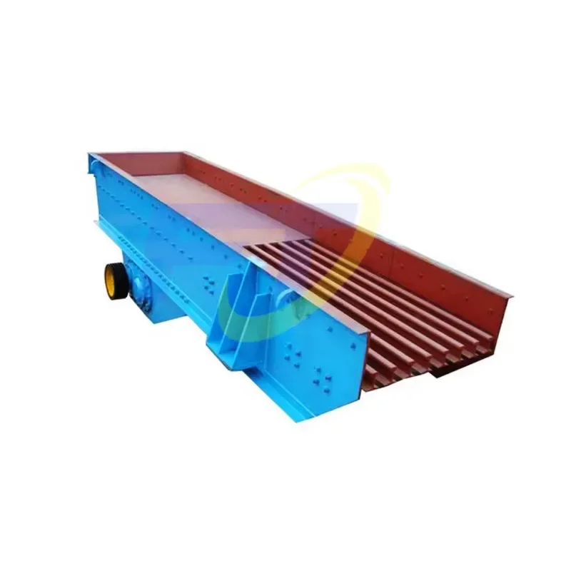 i Linear Vibrating Feeder for Mineral Processing | Mining Ore Linear Vibratory Feeding Machine for Crushing & Screening Plant