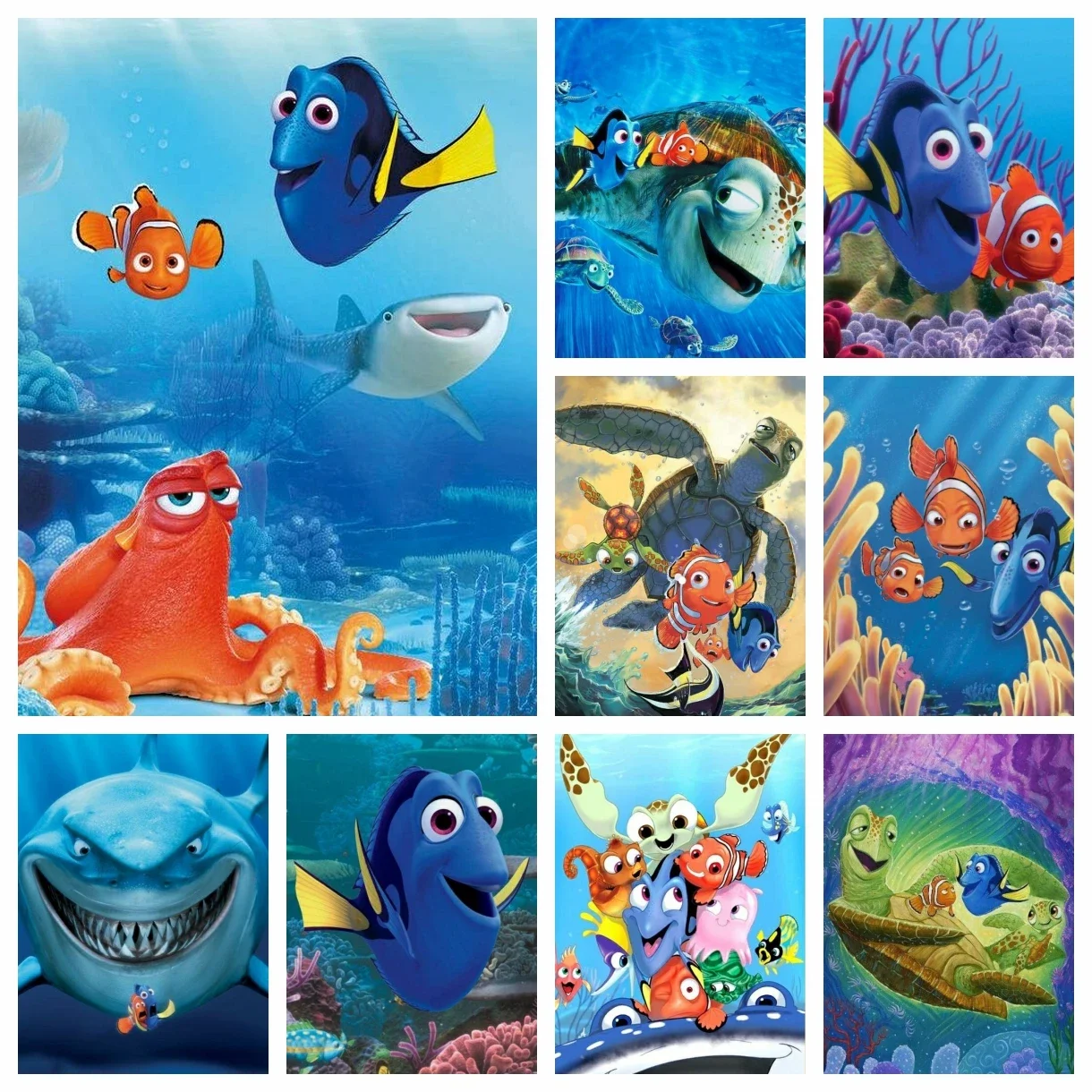 

Disney DIY 5D алмазная живопись персонаж мультфильма мозаика поиск Немо вышивка крестиком искусство украшение дома детский подарок