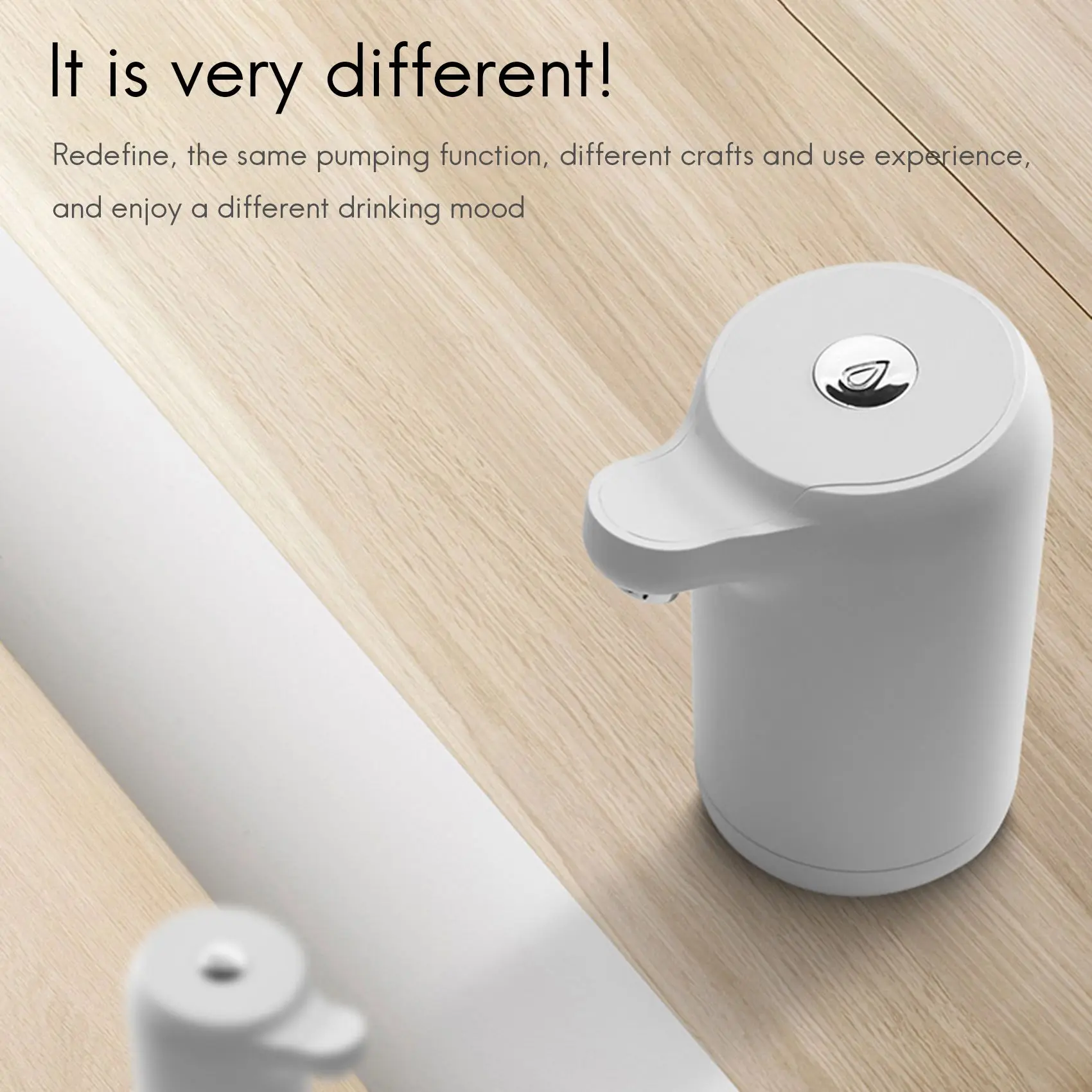 自動接触スイッチ付きウォーターポンプ,電動ウォーターディスペンサー,ミニUSB充電器,ガロンの飲料ボトル,家庭用