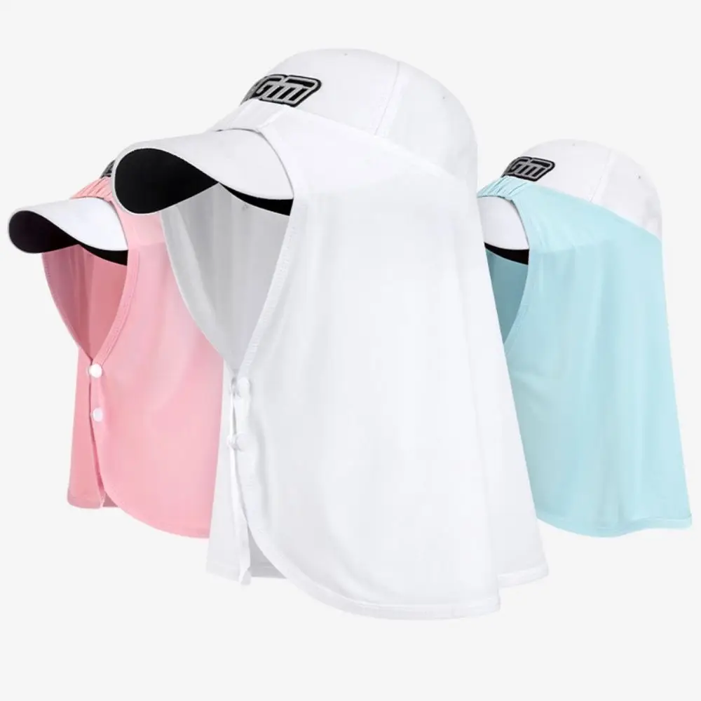 

Ice Silk Golf Sunscreen Neckerchief Sun Protective with Elastic Cool Breathable Mask Soft All-round Sun Protection Headscarf
