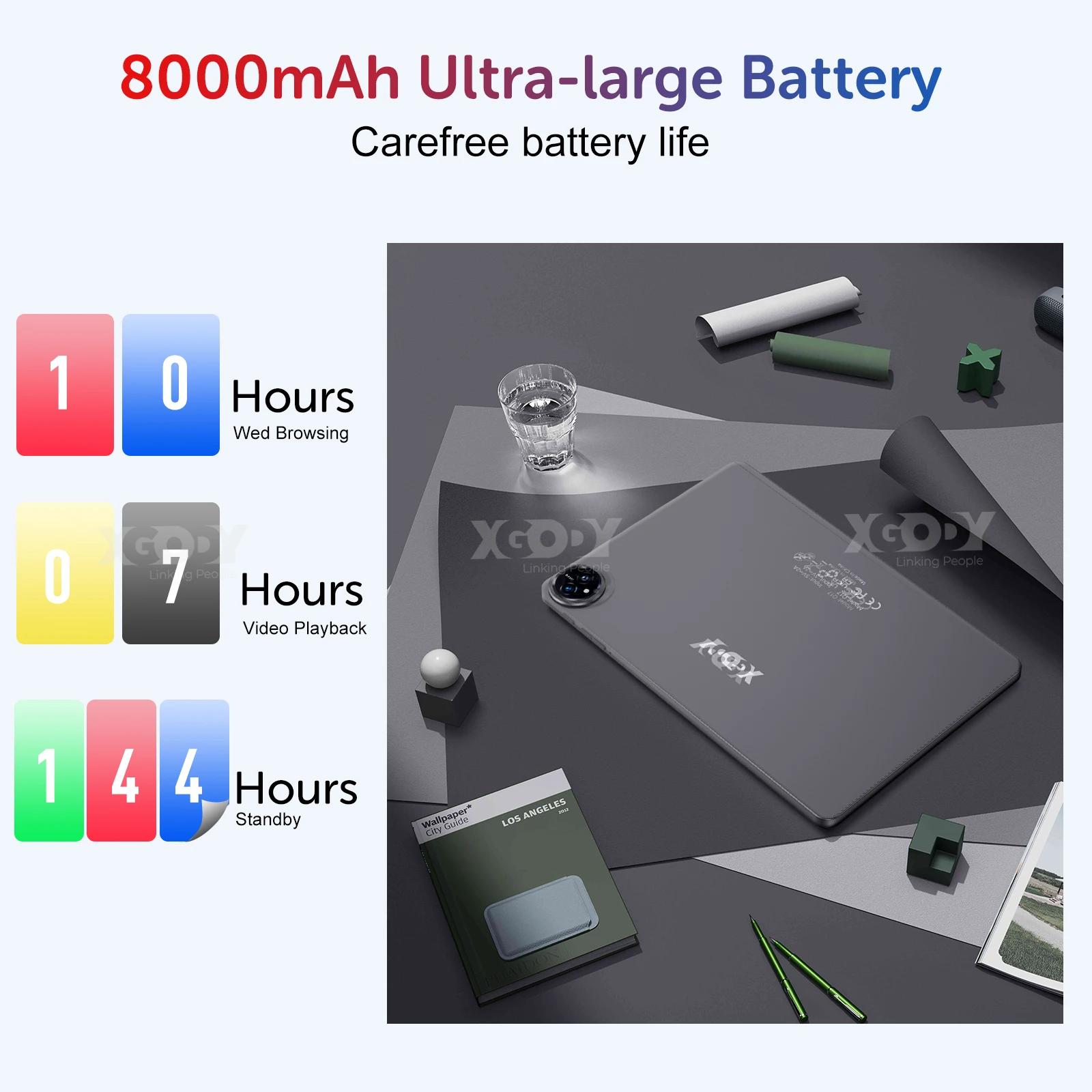 XGODY WiFi Tablet Android 14 Pc 11\