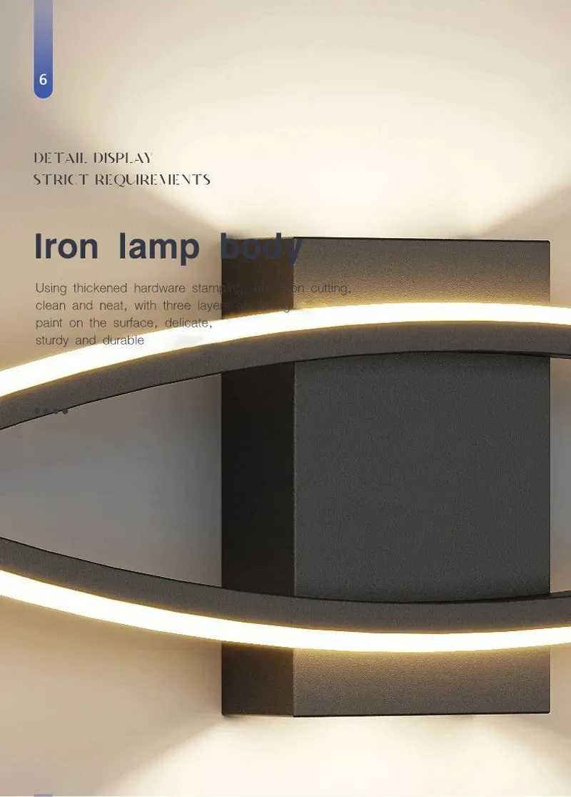 LED Wall Sconce — product detail 10