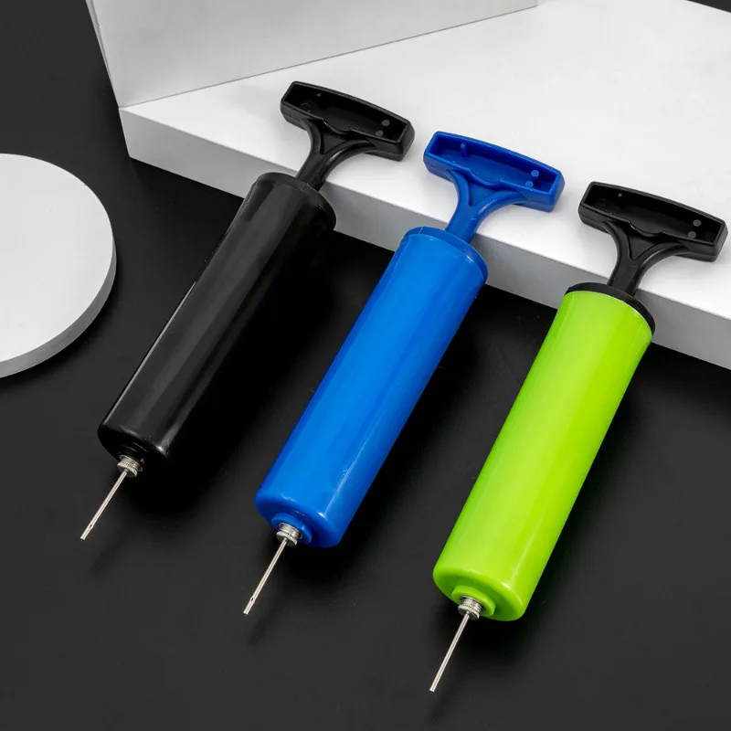 Draagbare voetbal volleybal basketbal balpomp luchtnaald ballon zwemmen ringpomp