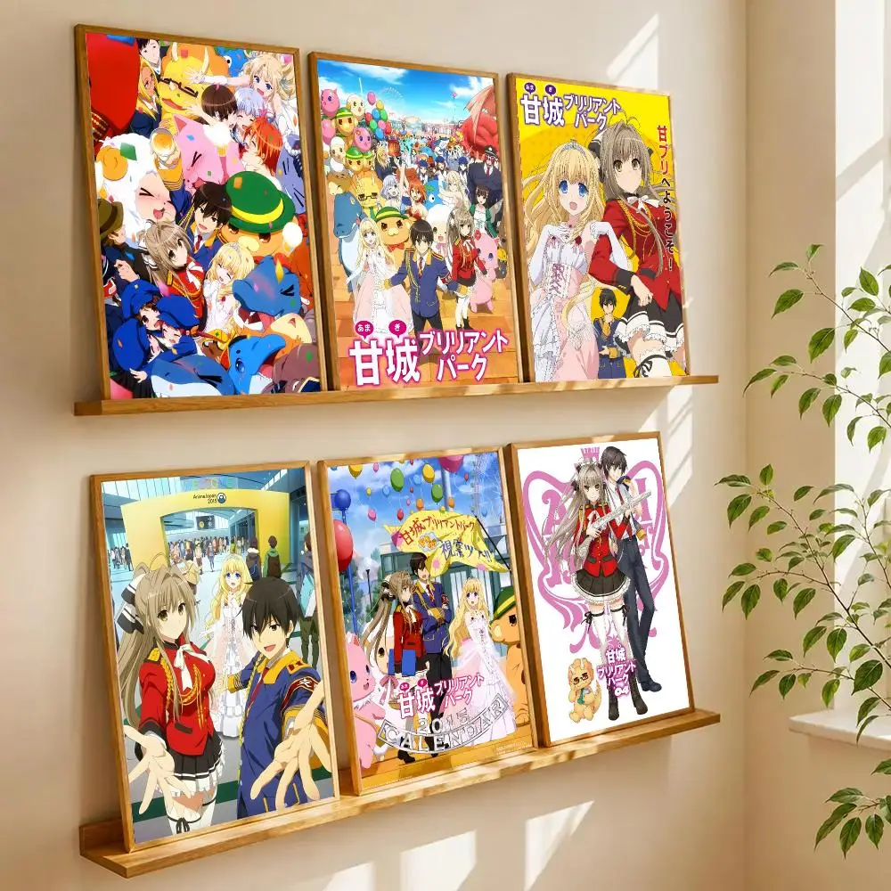 A-Amagi Brilliant Park Poster Wall Art Print Art Suitable For Living Room Bedroom Bar Parlor Home Decoration Gift