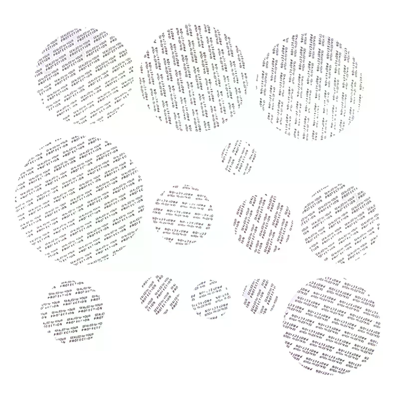 200Pcs Self-adhesive Foam Pressure Sensitive Seal Cap Lining Tamper Resistant Seals Liner For Cosmetic Jar Bottle Pot 20MM-82MM
