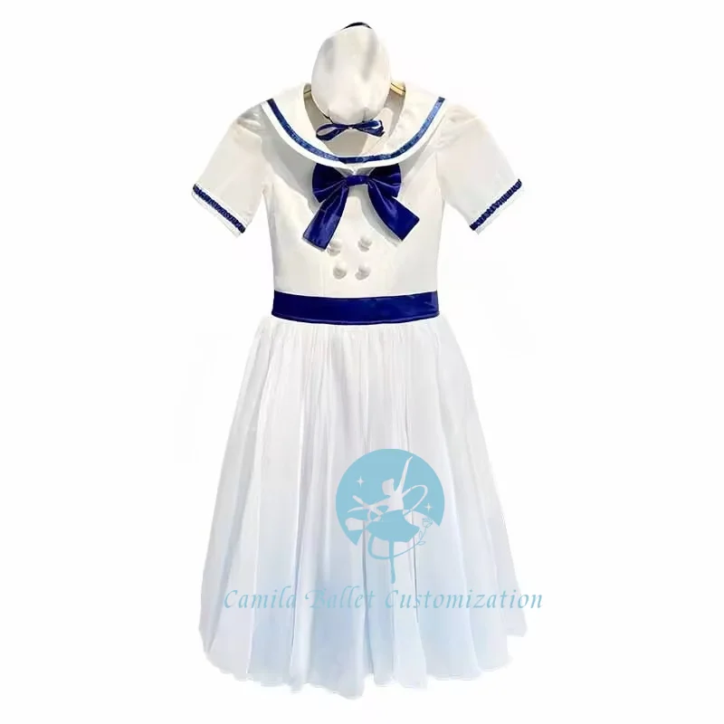 Nuevos lazos personalizados, variación de graduación, competición de Ballet, falda larga de Tiara para adultos y niños