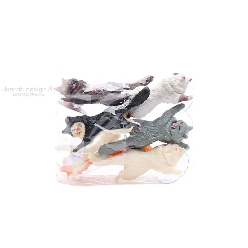 Cute Cat Phone Holder Tablets Desk Sucker Support Resin Mobile Phone Stand Holder Sucker Design Animal Holder For Smartphone