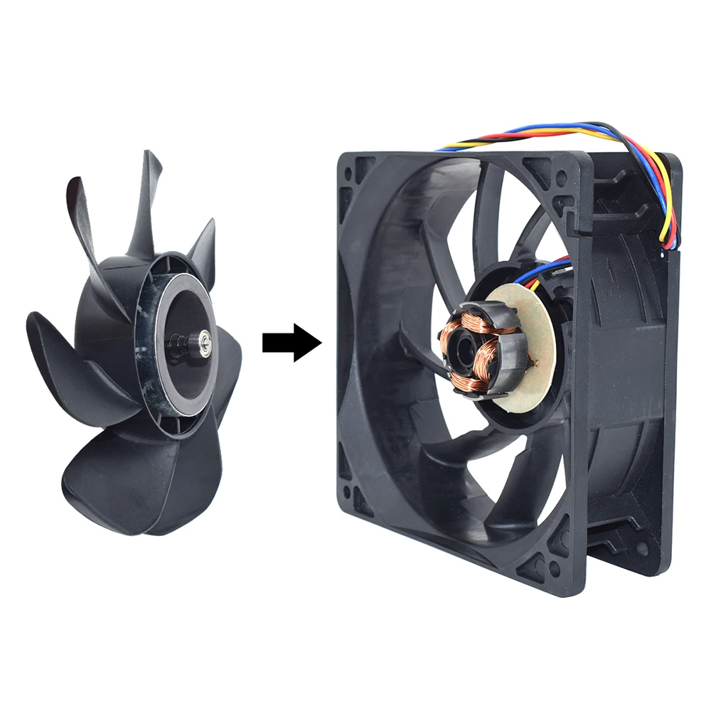 SENLIFANG Genuine New SG121238BS QFR1212GHE DC12V 2.1A S7 S9 T9 L3 BTC ETH  Mining Double Ball Bearing /Cooling Fan 120*120*38mm