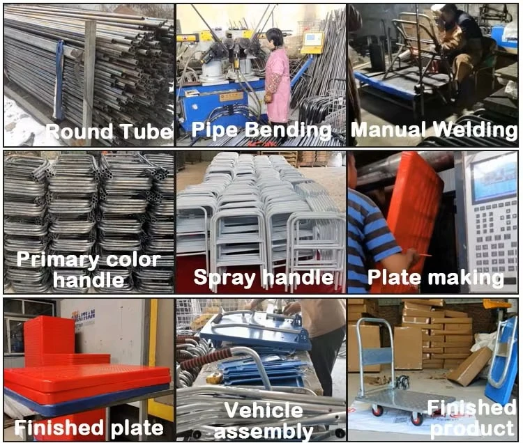 عربات مستودع عربة شاحنة يدوية مطوية للتسوق والتخزين عربة منصة محمولة وعربة للأدوات