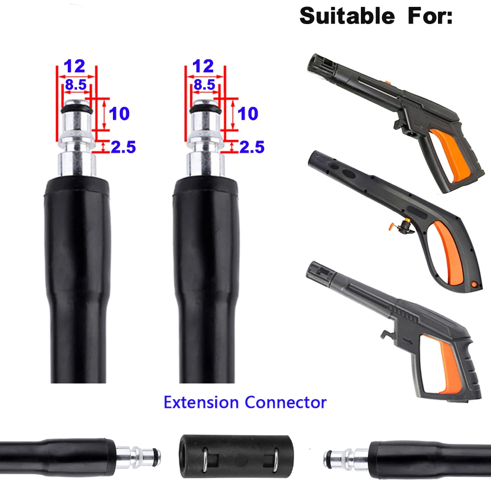 Voor Patriot Daewoo Hoge Druk Auto Wasmachine Water Reiniging Tuinslang Cord Hogedrukreiniger Uitbreiding Waterslang Gun