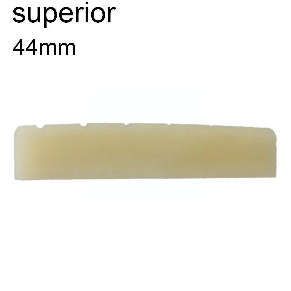 Unbleached Bone Acoustic Classical Guitar Nut Slotted Lower Diy 72/74/76mm Slotted Saddle Folk And Folk 43/44/45mm Nuts Upp R1k5