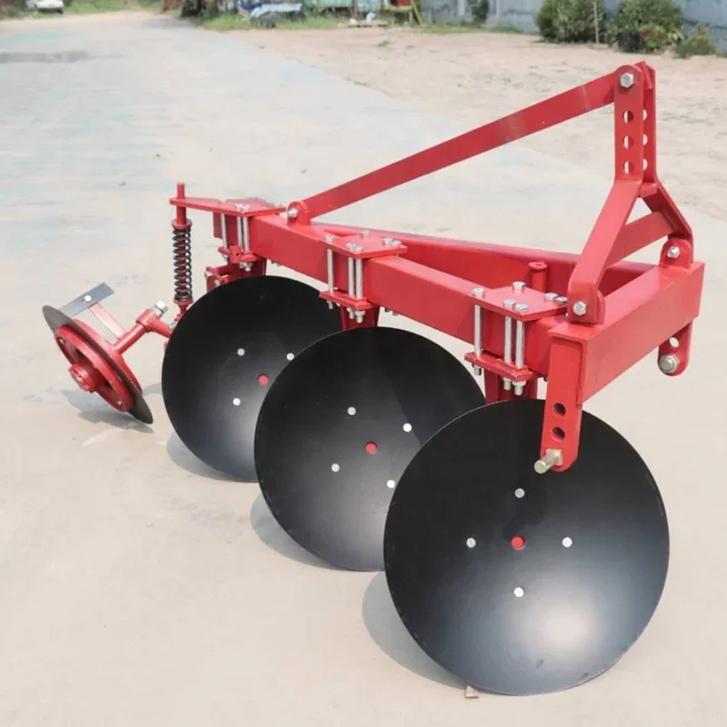 Series driven disc plough 1LYQ-522 1LYQ-822 3-point suspension device, and drives the plough plate