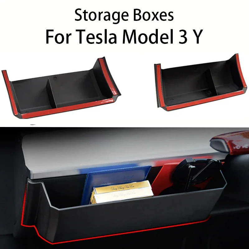 Under Steering Wheel Central Control Box Cell Phones Clutter Storage Organizer For Tesla Model 3 2023 tesla model y accessories