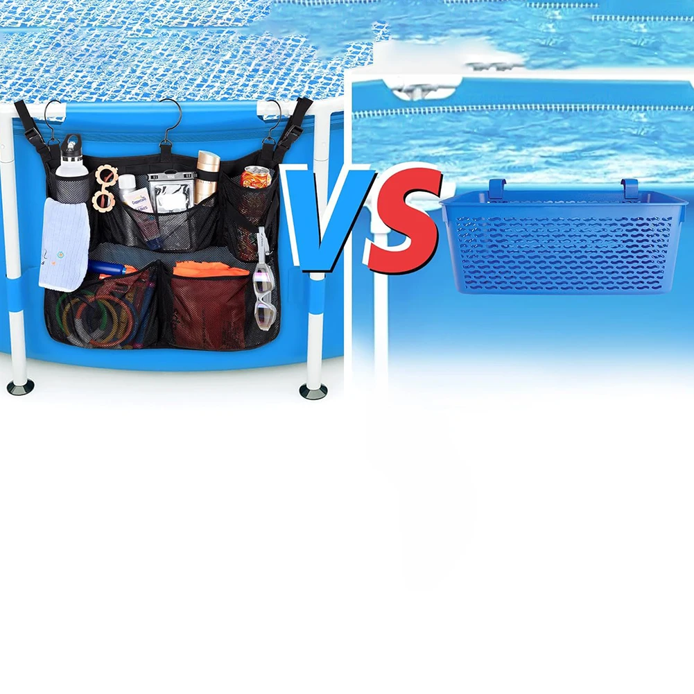 Ganchos Ajustables para Canasta de Piscina, Actividades al Aire Libre, Solución de Almacenamiento Colgante Ajustable, Altura de Colgado Personalizable