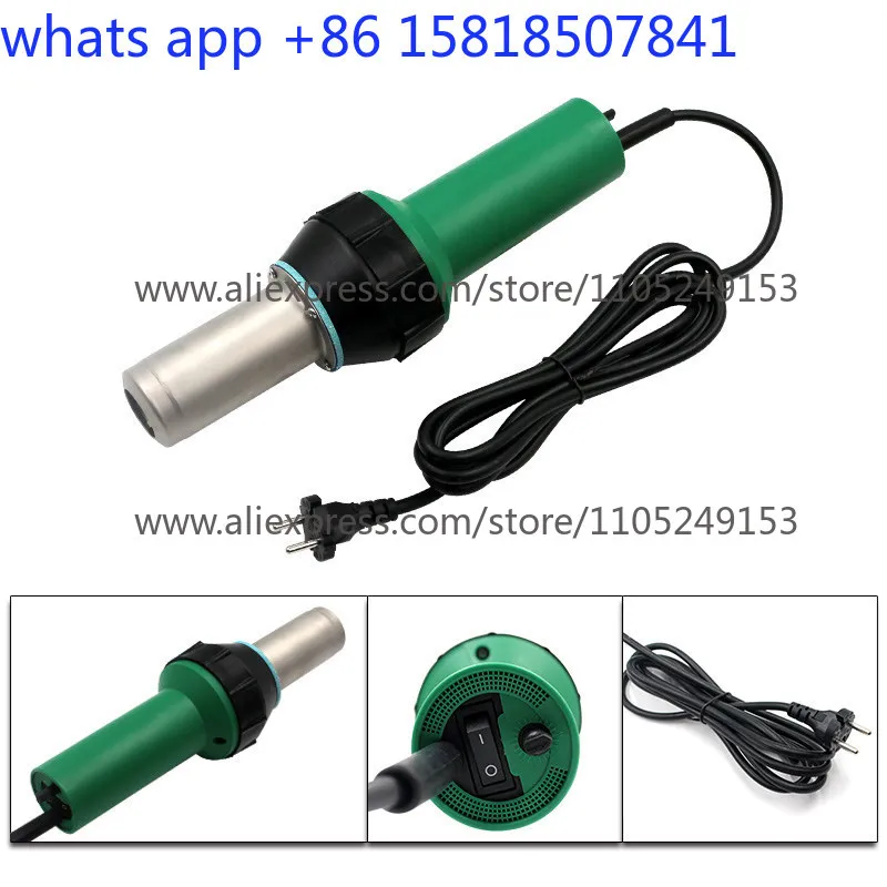 High power 3400W professional hot air plastic welding torch PP
