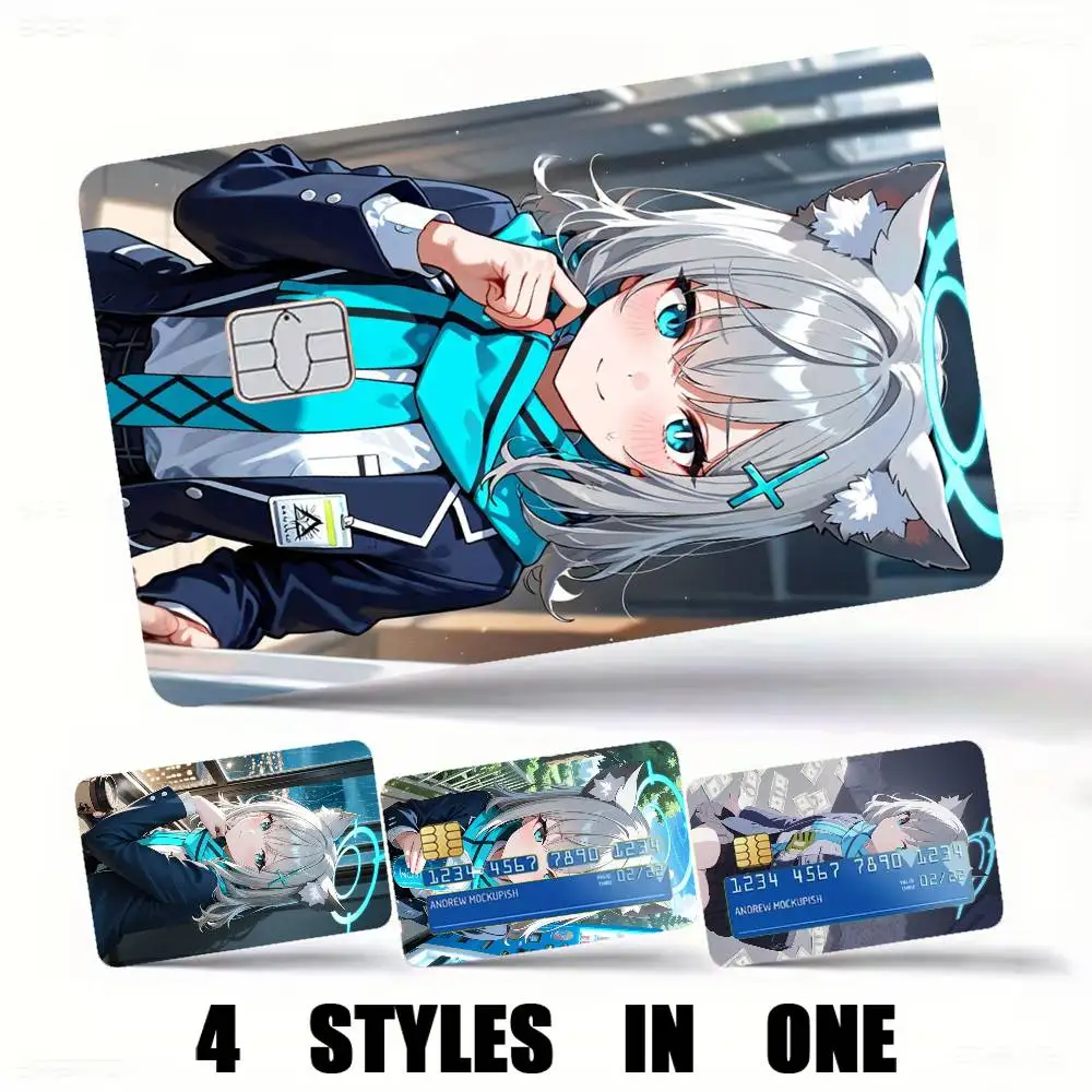 Mobile Game Blue-e Archive Credit Card HD Stickers Premium matte film effectively prevents fingerprints and daily abrasion.