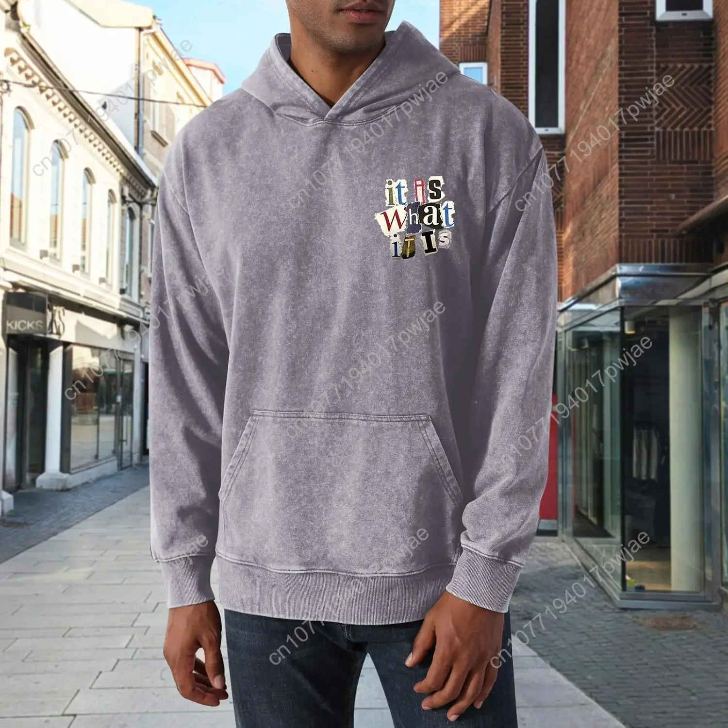 Męskie bluzy z kapturem z grafiką, bluza vintage, śmieszna bluza oversize, to jest tak jak jest, streetwear, bluza z kapturem, bluza wkładana przez głowę, topy