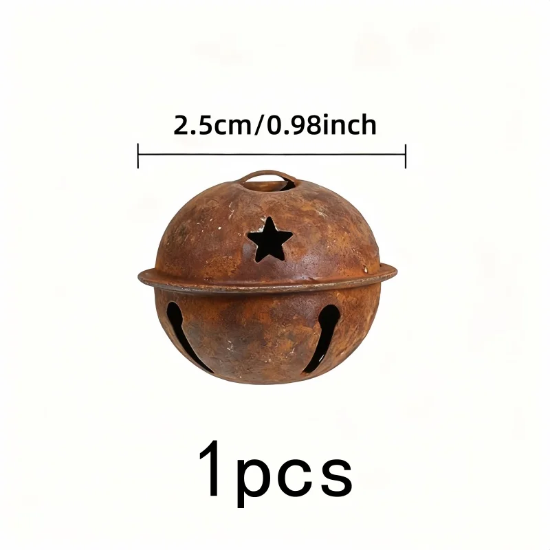 1 pcs Retro Metal Craft Bells for Home Door Decoration, Metal Iron Material, Clear Bell Sound, also fits DIY Craft Material