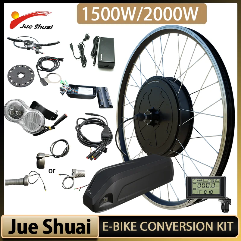 電動自転車変換キット,リアハブモーター,26 