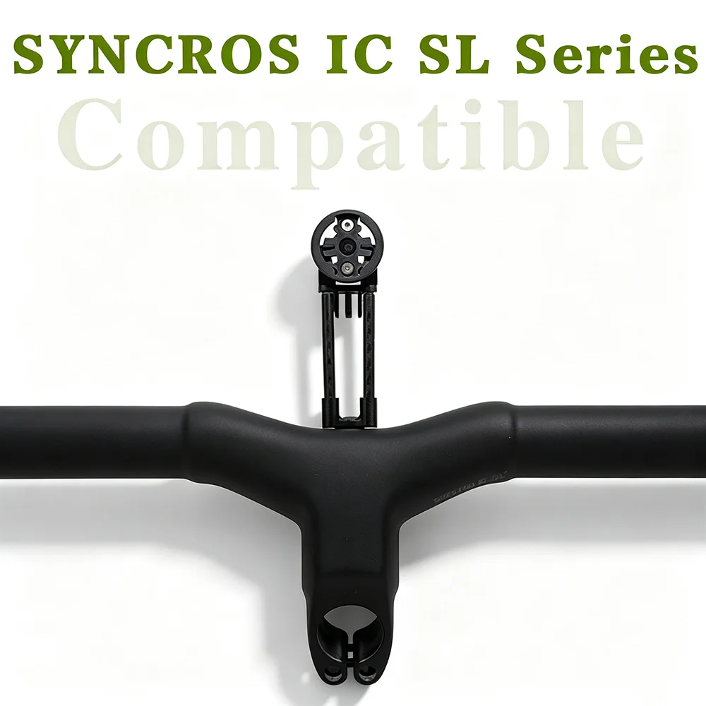 Compatible SYNCROS IC SL Series Bike Computer Mount Super Light 23g, Carbon/Aluminum Combo,Road MTB XC Accessories 5/6/7cm