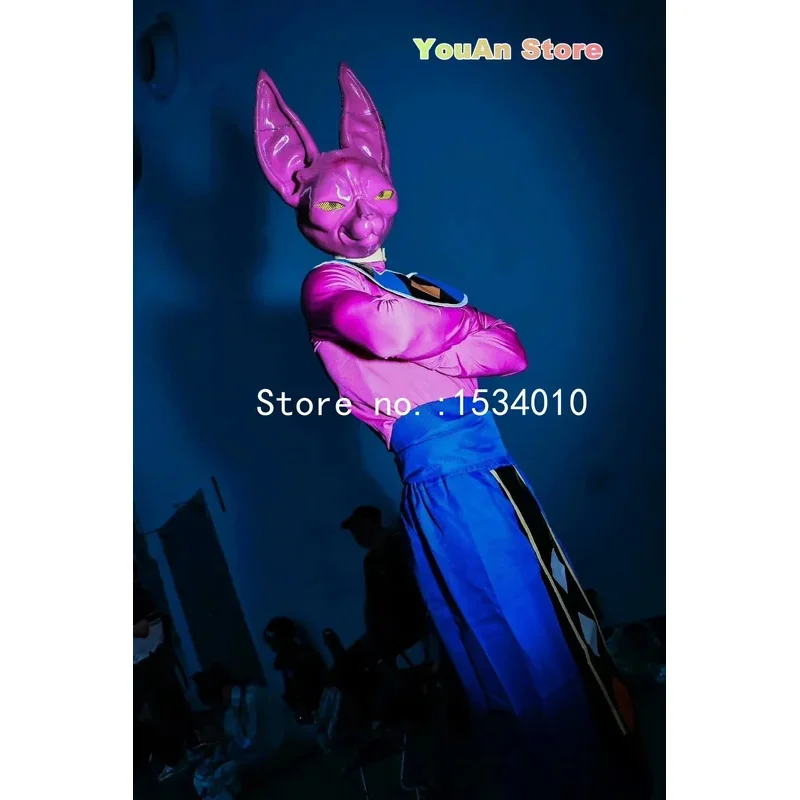 

Custom Size Beerus Birusu Cosplay Costume Halloween