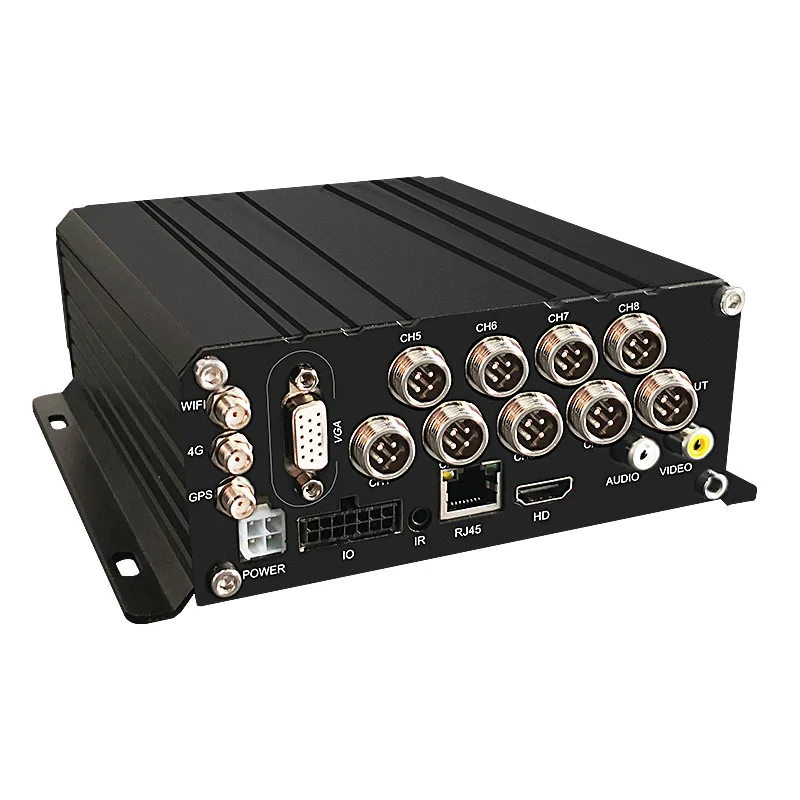 8 Channel Automobile Black Box ST9808 MDVR with 4G GPS WIFI Support for Custom HDD Mobile Dvr for Bus Taxi Truck