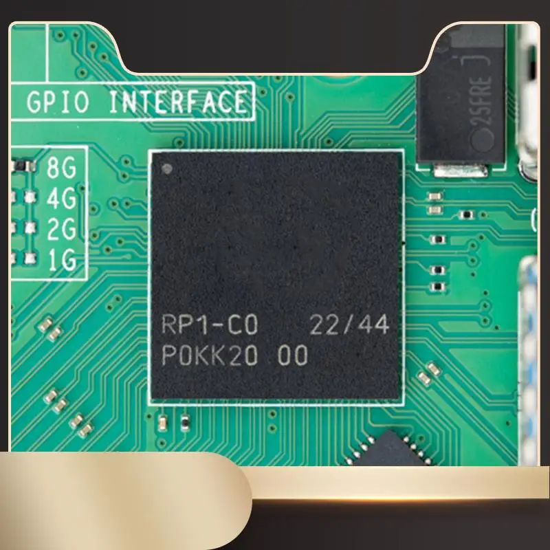 

For 8G Raspberry Pi 5 Development Board+64G Card Aluminum Alloy Case Kit BCM2712 2.4Ghz Videocore VII Pcie 2.0-N36R
