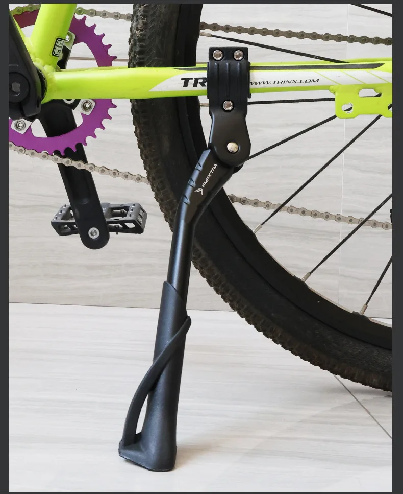 

Double-hole adjustable thickened mountain bike support aluminum alloy foot support reinforced single support Bicycle Kickstand