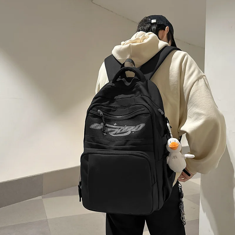 

Школьный рюкзак унисекс, большие дорожные сумки для путешествий на открытом воздухе, школьная сумка для студентов, рюкзак, нейлоновая сумка, рюкзаки