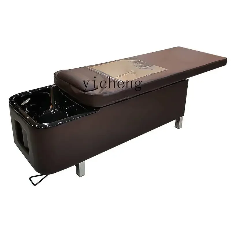 

YY Push-Pull Shampoo Chair Beauty and Hairdressing Head Soup Barber Shop Head Treatment Massage Couch