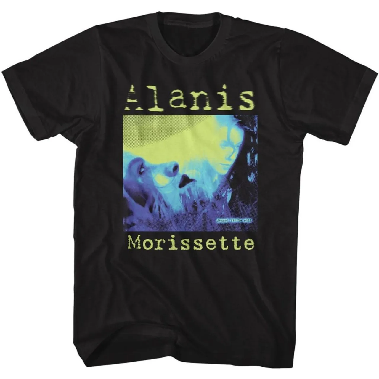 Alanis Morissette Jagged Little Pill Album Cover Black All Size Shirt HE1312