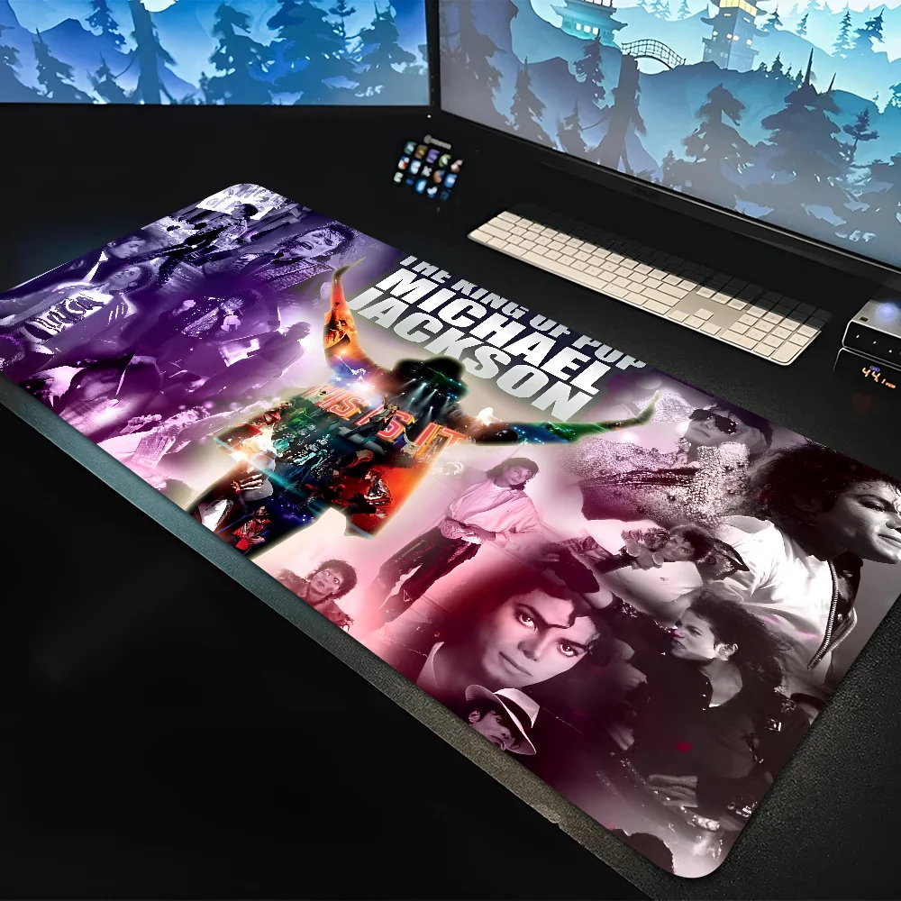 Michael Jackson Singer Mousepad Large Gaming Mouse Pad LockEdge Thickened Computer Keyboard Table Desk Mat