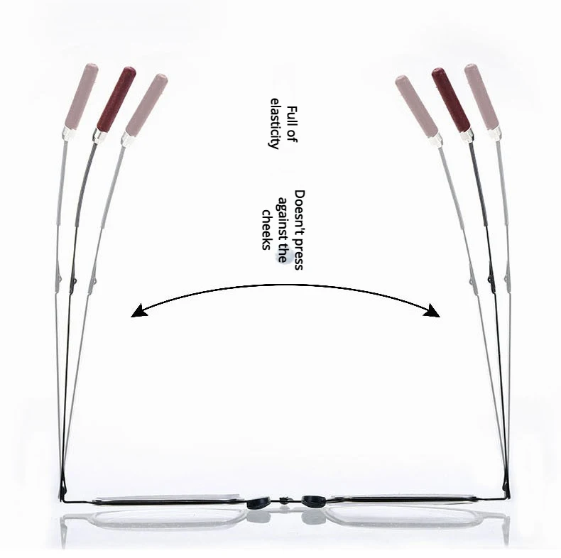 Ultraleichte, faltbare Lesebrille aus Metall für Damen und Herren, tragbare Presbyopie-Brille, faltbare Anti-Blaulicht-Brille für Herren – Detail 13