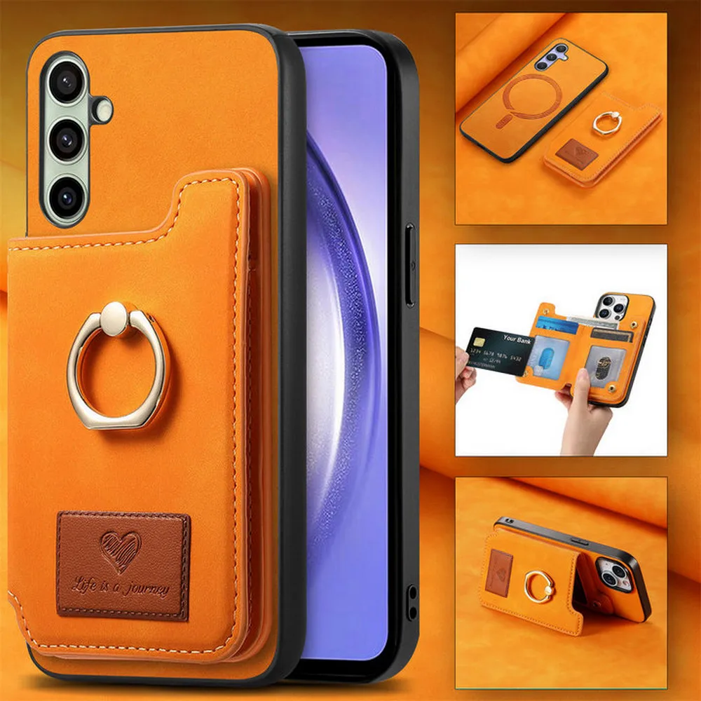 For Samsung Galaxy S26 Ultra 5G 2In1 Detachable Leather Wallet Case For Samsung S26 Plus Case S26 S 26 Ultra Magnet Back Cover