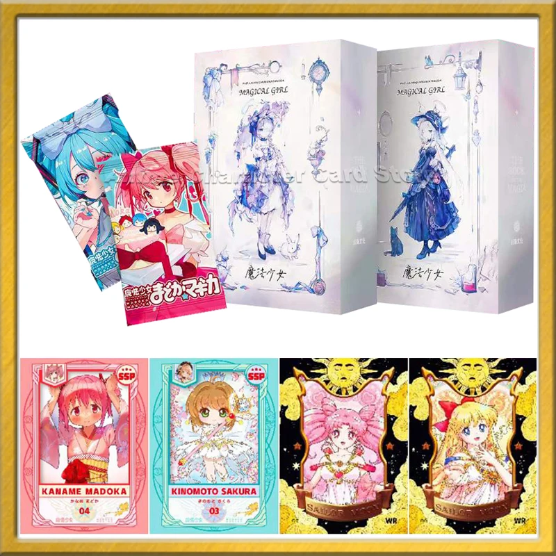 

Anime Sailor Moon Card Captor SAKURA Puella Magi Madoka Magica Hatsune Miku Linkage Series Collection Cards Children's Gifts