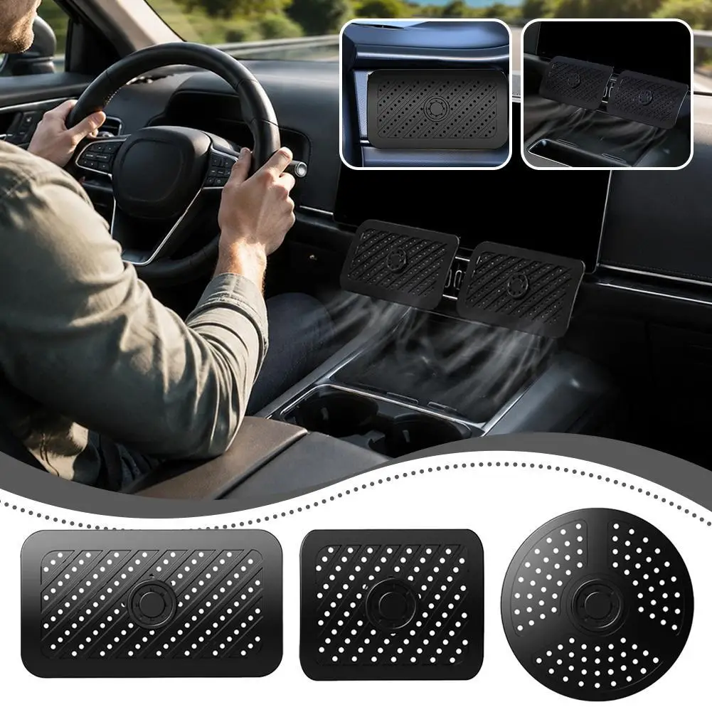 Universal Clip-On Car Air Vent Wind Deflector,Anti Direct Blow AC Air Outlet Diffuser Cover,Even Airflow Air Conditioner Shield