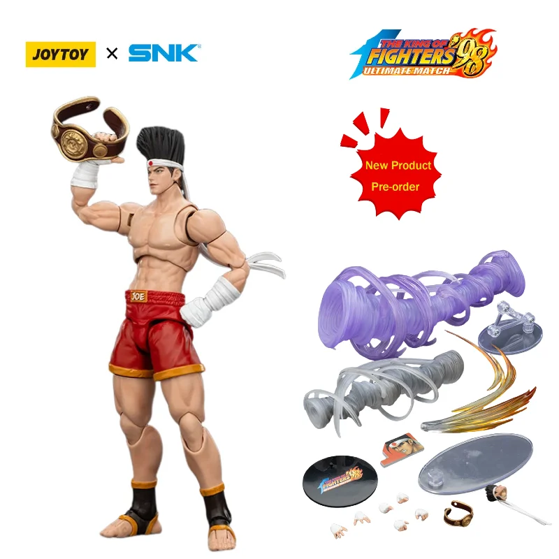 

Pre-order 1:18 Scale JOYTOY SNK KOF '98 UM Fatal Fury Team Joe Higashi JT03332 Action Figure Collectible Model Toy Festival Gift
