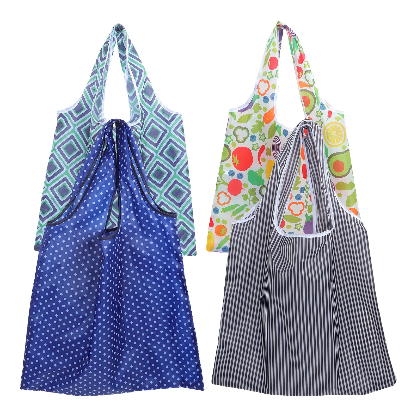 

Foldable Shopping Bag Portable Sturdy Reusable Tote Bag Large Capacity Collapsible Design for Shopping Travel and Daily