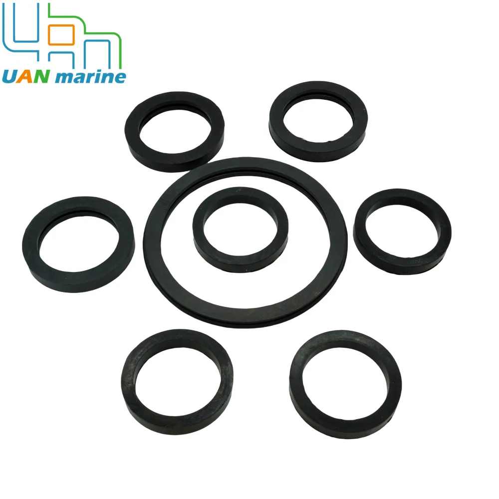 Cooling Pipe Gaskets Seal Set For Volvo Penta 416033 831622 418412 AQ151C AQ171A AQ171C