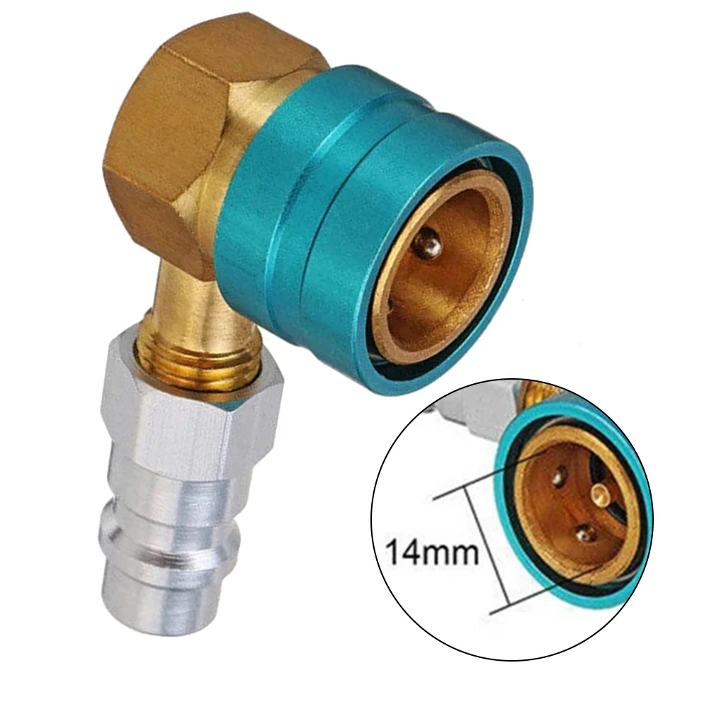 Image of Für R1234YF Zu R134A Low Side Schnell Koppler Adapter Auto Klimaanlage Fitting Adapter Auto Zubehör