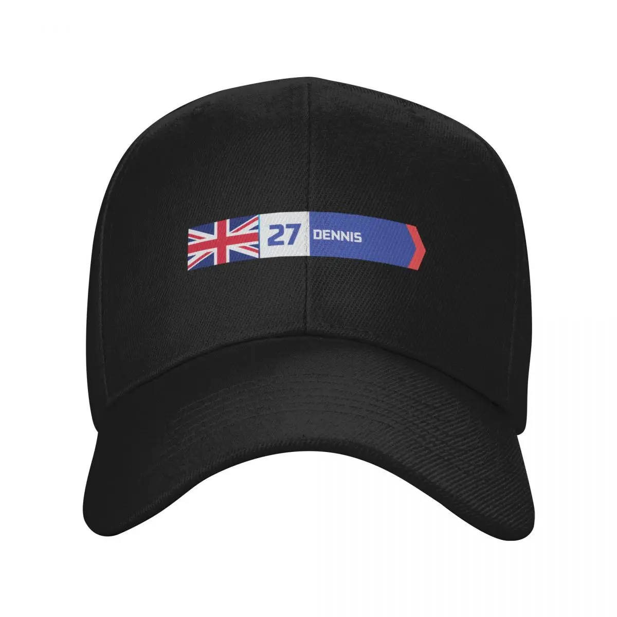 Formula E 2022/23 Season 9 Jake Dennis Number 27 TV Graphics Baseball Cap Golf Cap Vintage hard hat For Women 2024 Men's