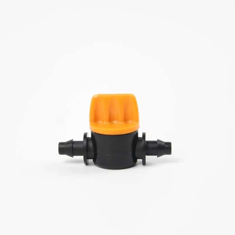 4/7 Capillary Micro Valve Water Pipe Valve Orange Capillary Switch Garden Planting Greenhouse Irrigation Valve E2