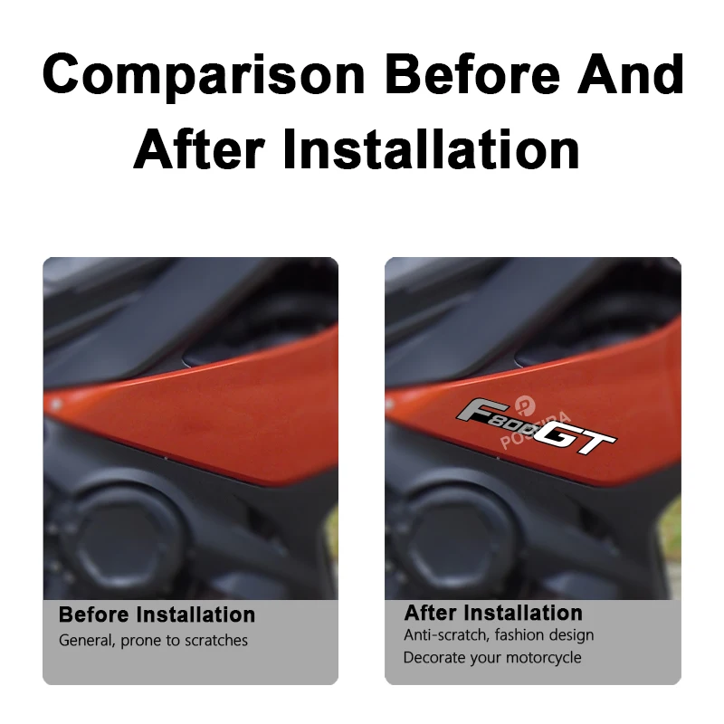 POSFIRA ملصقات الدراجات النارية شارات الفينيل لسيارات BMW F800GT اكسسوارات F 800 F800 GT 2013 2014 2015 2016 2017 2018 قطع غيار الدراجات النارية #2